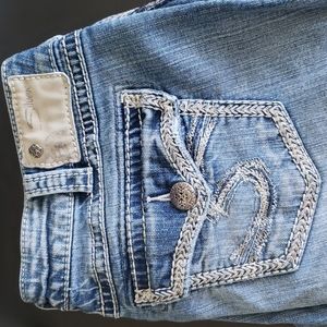 Silver Suki Jeans size 14